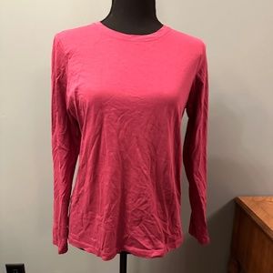 LANDS END/purple long sleeve tee